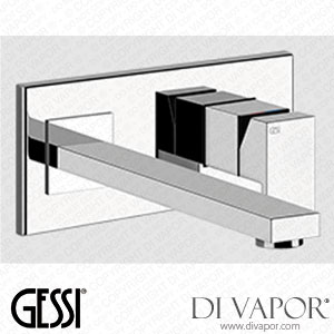 Gessi External Parts For Built-in Mixer With Long Spout, Without Waste (Art. 44838) Spare Parts