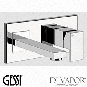 Gessi External Parts For Built-in Mixer With Short Spout, Without Waste (Art. 44840) Spare Parts