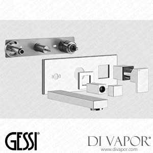 Gessi External Parts For Two-way Built-in Shower Mixer With Tub-filler Spout And Diverter (Art. 44906) Spare Parts