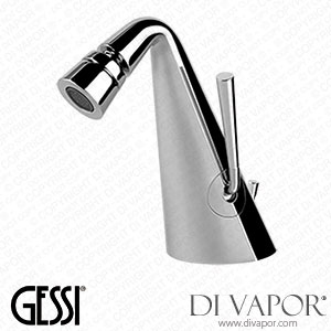 Gessi Bidet Mixer, With 1 1/4 Inch Pop-up Waste And Flexible Hoses With 3/8 Inch Connections (Art. 45007) Spare Parts