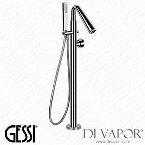 Gessi External Parts For Freestanding External Bath Mixer (Art. 45028) Spare Parts