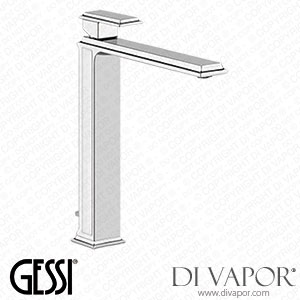 Gessi High Version Basin Mixer, With 1 1/4 Inch Pop-up Waste And Flexible Hoses With 3/8 Inch Connections (Art. 46003) Spare Parts