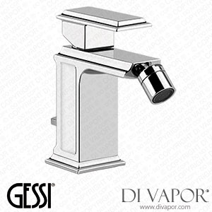 Gessi Bidet Mixer, With 1 1/4 Inch Pop-up Waste And Flexible Hoses With 3/8 Inch Connections (Art. 46007) Spare Parts