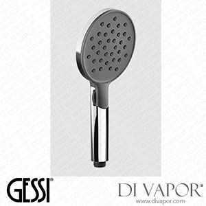 Gessi Two Function Anti-limescale Hand Shower With Wheel Selector With Black Insert (Art. 47350) Spare Parts