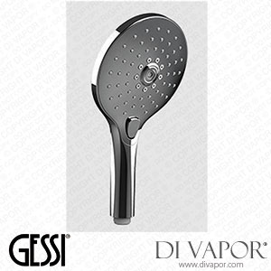 Gessi Three-jets Anti-limescale Hand Shower With Push Button Selector (Art. 47351) Spare Parts