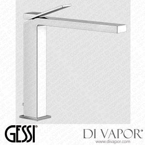 Gessi High Basin Mixer, Flexible Connections, With Waste (Art. 53003) Spare Parts