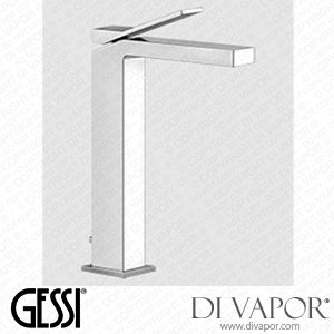 Gessi High Basin Mixer, Flexible Connections, With Waste (Art. 53005) Spare Parts