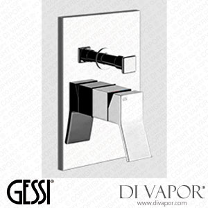 Gessi External Parts For Wall-mounted Mixer Two-way, Automatic Bath/ Shower Diverter (Art. 53079) Spare Parts