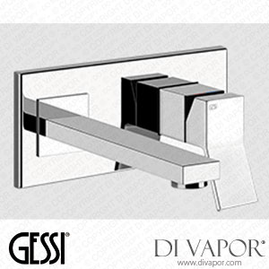 Gessi External Parts Wall-mounted Mixer, Medium Spout, Without Waste (Art. 53088) Spare Parts