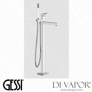 Gessi External Parts For Freestanding External Bath Mixer And Automatic Diverter (Art. 53129) Spare Parts