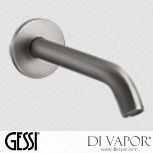 Gessi Wall-mounted Spout Basin, Medium Spout (Art. 54010) Spare Parts