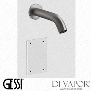 Gessi External Part For Wall-mounted Electronic Mixer Flessa (Art. 54015) Spare Parts