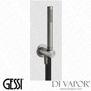 Gessi Shower Set With Water Outlet, 1,50 M Flexible Hose And Antilimestone Handshower (Art. 54023) Spare Parts