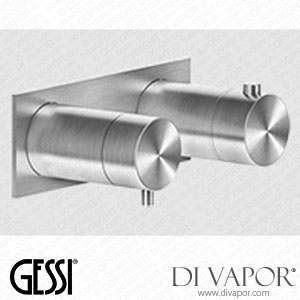 Gessi External Parts For Thermostatic Mixer, Two-way Diverter (Art. 54034) Spare Parts