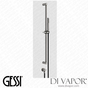 Gessi Sliding Rail With Antilimestone Handshower, 1,50 M Flexible Hoseand Water Outlet (Art. 54045) Spare Parts