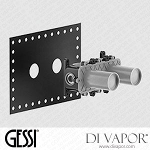 Gessi Built-in Part For Wall-mounted Shower Mixer, Two-way (Art. 54073) Spare Parts