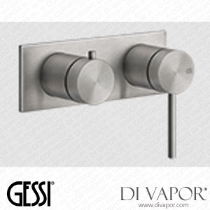 Gessi External Parts Wall-mounted For Shower Mixer, Two-way (Art. 54079) Spare Parts