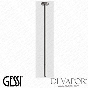 Gessi Ceiling-mounted Spout To Be Completed With Separate Control Flessa (Art. 54099) Spare Parts