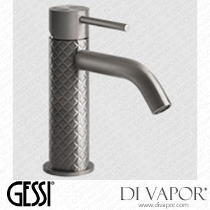 Gessi Basin Mixer, Flexible Connections, Without Waste (Art. 54102) Spare Parts