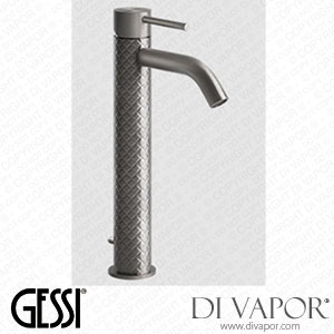 Gessi Basin Mixer High , Short Spout, Flexible Connections, With Waste (Art. 54104) Spare Parts