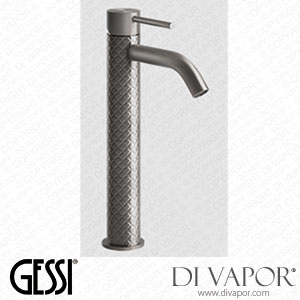 Gessi High Version Basin Mixer , Short Spout, Flexible Connections, Without Waste (Art. 54109) Spare Parts