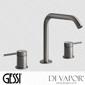 Gessi Three-holes Basin Mixer With Spout, With Flexible Hoses, Without Waste (Art. 54112) Spare Parts