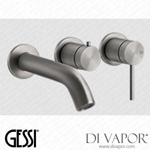 Gessi External Parts Wall-mounted For Bath Mixer, Two-way Diverter (Art. 54140) Spare Parts