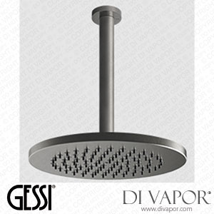 Gessi Ceiling-mounted Adjustable Showerhead With Custom Lenght (Art. 54153) Spare Parts