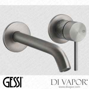 Gessi External Parts Basin Mixer, Medium Spout, Without Waste (Art. 54183) Spare Parts