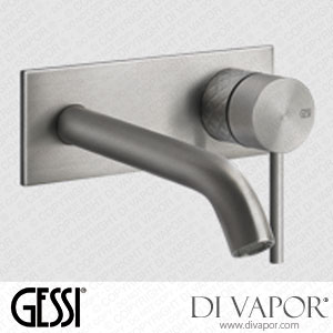 Gessi External Parts Basin Mixer, Spout,length On Request, Without Waste (Art. 54184) Spare Parts