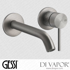 Gessi External Parts Wall-mounted Basin Mixer, Long Spout, Without Waste (Art. 54186) Spare Parts