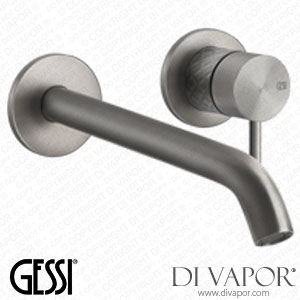 Gessi External Parts Basin Mixer, Spout,length On Request, Without Waste (Art. 54189) Spare Parts