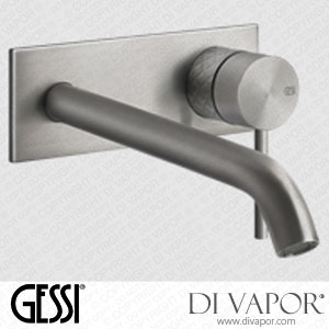 Gessi External Parts Wall-mounted Basin Mixer, Long Spout, Without Waste (Art. 54190) Spare Parts