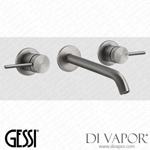 Gessi External Parts Three-holes Basin Mixer With Long Spout, Without Waste (Art. 54194) Spare Parts