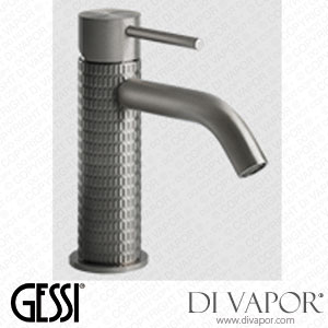 Gessi Basin Mixer, Flexible Connections, Without Waste (Art. 54202) Spare Parts