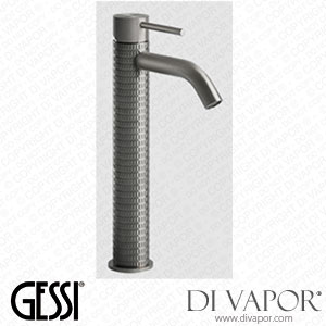 Gessi High Version Basin Mixer , Short Spout, Flexible Connections, Without Waste (Art. 54209) Spare Parts