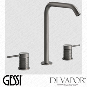 Gessi Three-holes Basin Mixer With Spout, With Flexible Hoses Without Waste (Art. 54211) Spare Parts