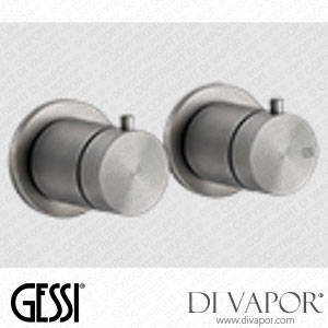 Gessi External Parts For Thermostatic Mixer, One-way Diverter (Art. 54232) Spare Parts