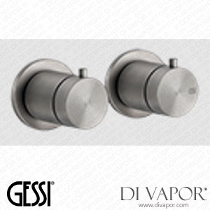 Gessi External Parts For Thermostatic Mixer, Three-way Diverter (Art. 54236) Spare Parts