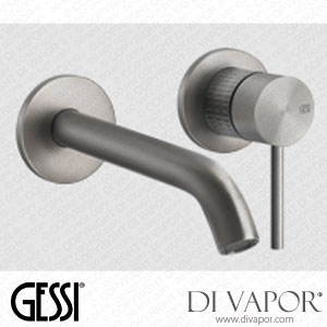 Gessi External Parts Basin Mixer, Medium Spout, Without Waste (Art. 54283) Spare Parts