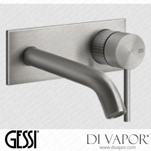 Gessi External Parts Basin Mixer, Spout,length On Request, Without Waste (Art. 54284) Spare Parts