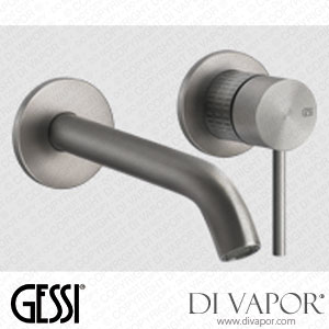 Gessi External Parts Wall-mounted Basin Mixer, Long Spout, Without Waste (Art. 54286) Spare Parts