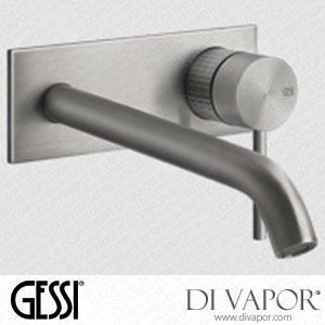 Gessi External Parts Wall-mounted Basin Mixer, Long Spout, Without Waste (Art. 54290) Spare Parts