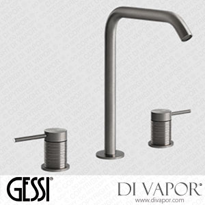 Gessi Three-holes Basin Mixer With Spout, With Flexible Hoses Without Waste (Art. 54311) Spare Parts