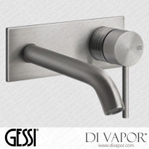 Gessi External Parts Basin Mixer, Medium Spout, Without Waste (Art. 54388) Spare Parts