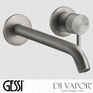 Gessi External Parts Basin Mixer, Spout,length On Request, Without Waste (Art. 54389) Spare Parts