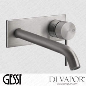 Gessi External Parts Wall-mounted Basin Mixer, Long Spout, Without Waste (Art. 54390) Spare Parts