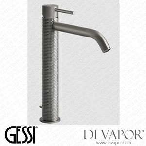 Gessi High Version Basin Mixer , Long Spout, Flexible Connections, With Waste (Art. 54403) Spare Parts