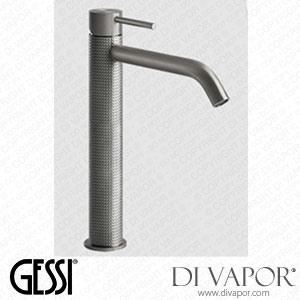 Gessi High Version Basin Mixer , Long Spout, Flexible Connections, Without Waste (Art. 54406) Spare Parts