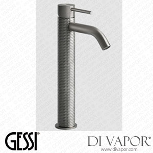 Gessi High Version Basin Mixer , Short Spout, Flexible Connections, Without Waste (Art. 54409) Spare Parts